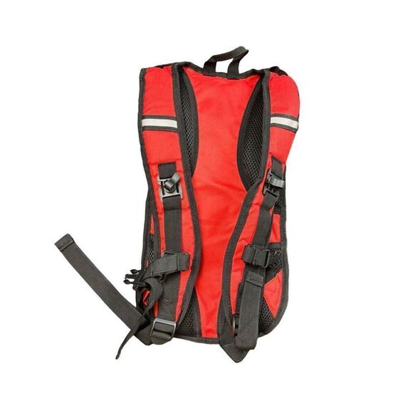 Water Buffalo Red & Grey Polyester PVC Hydration Backpack - backpack ONLY!! - Picture 3 of 10